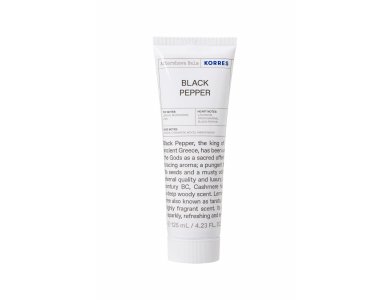 Korres Black Pepper, Aftershave Γαλακτωμα Για Μετα Το Ξυρισμα, 125ml