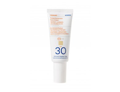 Korres Αντηλιακή Κρέμα Προσώπου με Χρώμα SPF30, 40ml