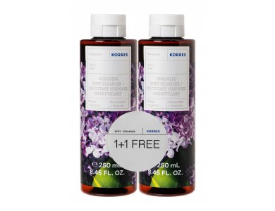 Korres Promo 1+1 Δώρο Πασχαλιά Body Cleanser, (2x250ml)