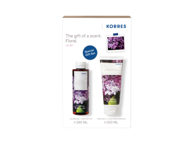 Korres Promo Αφρόλουτρο Σώματος Πασχαλιά, 250ml & Ενυδατικό Γαλάκτωμα Σώματος Πασχαλιά, 200ml, 1σετ