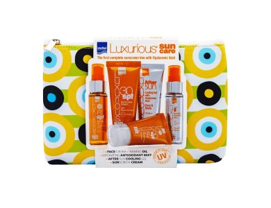 Intermed Luxurious Travel Suncare Hydrating Promo Set, Καλοκαιρινό Σετ Αντηλιακής Προστασίας & Αντιγήρανσης