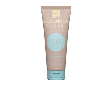 Intermed Luxurious SunCare Silk Cover BB Cream With Hyaluronic Acid SPF50 Αντηλιακή Κρέμα Προσώπου με Χρώμα, 75ml