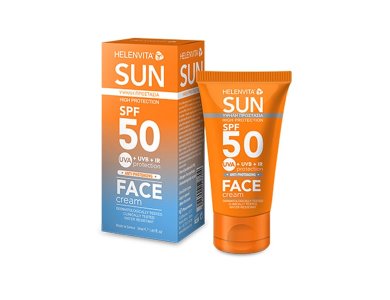 Helenvita Sun Face Cream Αδιάβροχη Κρέμα Προσώπου Spf50, 50ml