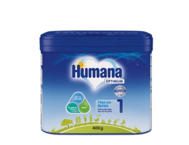 Humana Optimum 1 Γάλα 1ης Βρεφικής Ηλικίας Έως Τον 6ο Μήνα, 400gr