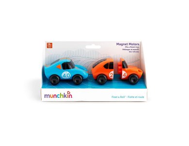 Munchkin Magnet Motors, Μαγνητικά Αυτοκινητάκια Μπάνιου 18m+, 2τμχ