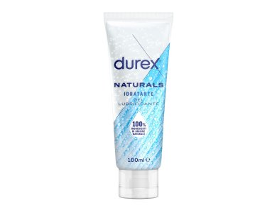 Durex Naturals Ενυδατικό Λιπαντικό Gel με 100% Φυσικά Συστατικά & Υαλουρονικό Οξύ, 100ml