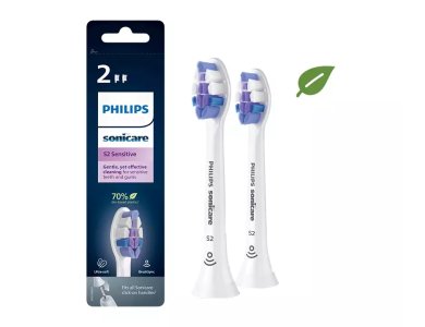Philips Sonicare S2 Sensitive HX6052/10 Ανταλλακτικά Ηλεκτρικής Οδοντόβουρτσας, 2τμχ