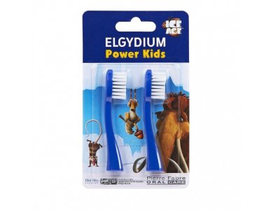 Elgydium Power Kids Refill I.A. Blue Ανταλλακτικά 2τμχ