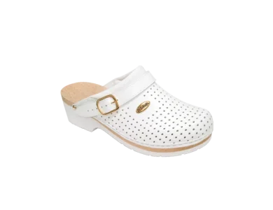 Scholl Clog Super Comfort Unisex Ανατομικά Σαμπώ, Χρώμα Λευκό, No43