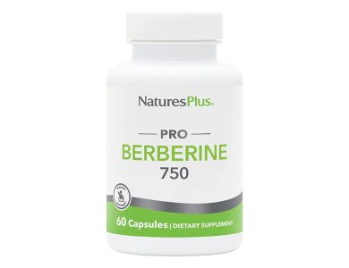 Nature's Plus Berberine 750mg, Συμπλήρωμα Διατροφής για τα Υγιή Επίπεδα Σακχάρου στο Αίμα, 60caps