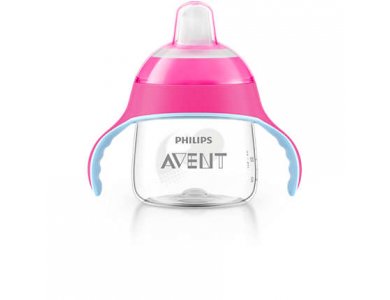 Philips Avent Κύπελλο Με Στόμιο 6m+ Ροζ Χρώμα, SCF751/07, 200ml