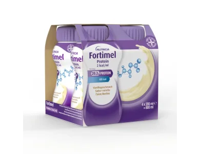 Nutricia Fortimel Extra 2 Kcal Υπερθρεπτικό Συμπλήρωμα Υψηλής Ενέργειας Με Γεύση Βανίλια, 4x200ml