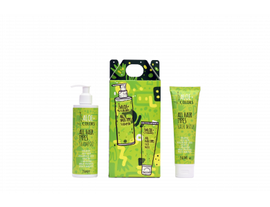 Aloe+Colors Hair Gift Set, Hair Shampoo 250ml & Hair Mask, 150ml