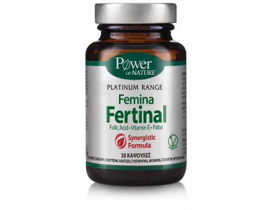 Power Health Platinum Range Femina Fertinal με Ψευδάργυρο, Βιταμίνη Ε & Paba, 30caps