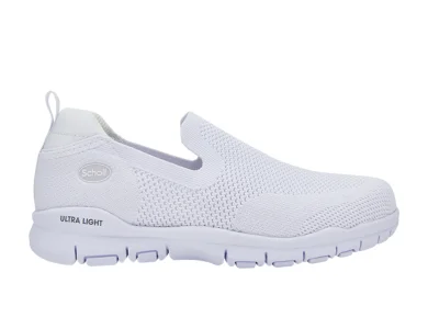 Scholl Jump Slip On White, Γυναικεία Ανατομικά Παπούτσια, Nο39