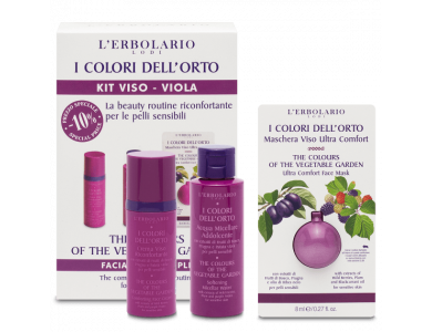 L'erbolario I Colori Dell’ Orto Viola, Kit Καταπραϋντικής Δράσης για Λιπαρές Επιδερμίδες