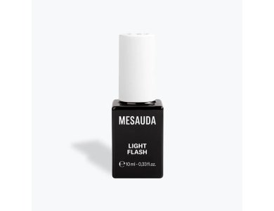 Mesauda Light Flash, Glass Effect Top Coat, 10ml