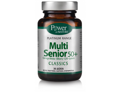 Power Health Platinum Range Multi Senior 50+ Πολυβιταμινούχο Συμπλήρωμα Διατροφής, 30 Κάψουλες