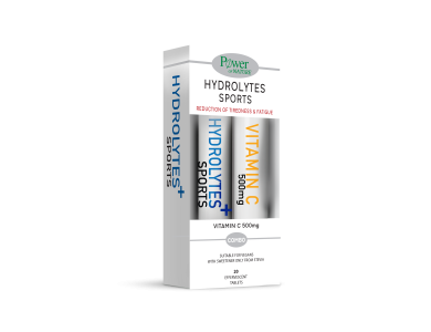 Power Health Hydrolytes Sports Συμπλήρωμα Διατροφής με Γεύση Λεμόνι & Δώρο Vitamin C 500mg 20tabs