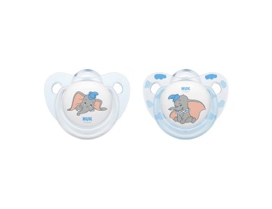 Nuk Disney Classics Trendline Dumbo, Πιπίλα Σιλικόνης 0-6m, 1τμχ