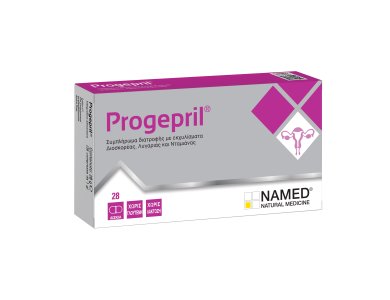 Named Progepril 28tabs Συμπλήρωμα Διατροφής για την Αντιμετώπιση των Διαταραχών του Εμμηνορροϊκού Κύκλου, 28tabs