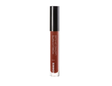 Korres Morello Matte Lasting Lip Fluid-60 Chestnut, Υγρό Ματ Κραγιόν, 3,4ml