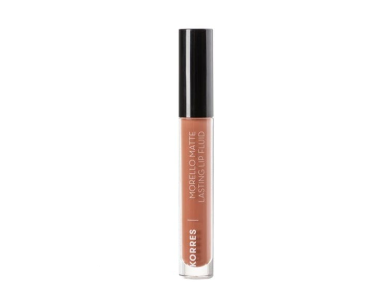 Korres Morello Matte Lasting Lip Fluid-07 Tinted Nude, Υγρό Ματ Κραγιόν, 3,4ml