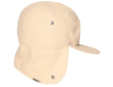 KiETLA Καπέλο Camper με προστασία UPF50+ με γείσο προστασία σε Σβέρκο και αυτιά, Natural 2-4 ετών