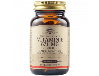 Solgar Vitamin E 1000 IU 50softgels