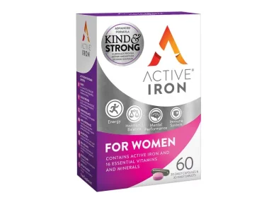 Bionat Active Iron Women, Συμπλήρωμα Διατροφής με Ενεργό Σίδηρο για Γυναίκες, 30caps & 30tabs