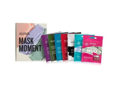 Ahava Set Mask Moment, Σετ Με 7 Μάσκες Μιας Χρήσης, 7τμχ