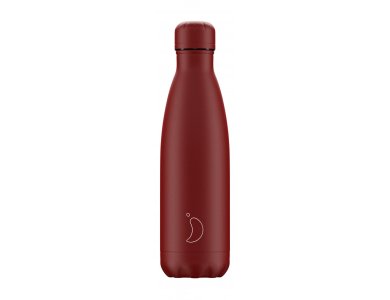 Chillys Ανοξείδωτος Θερμός, All Matte Red, 500ml