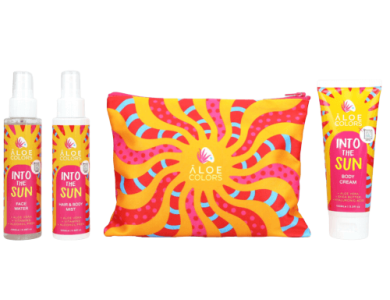 Aloe+Colors Into The Sun Promo με Hair & Body Mist Eνυδατικό Σπρέι Μαλλιών & Σώματος, 100ml & Body Cream Κρέμα Σώματος, 100ml & Face Water Δροσιστικό Νερό Προσώπου, 100ml & Δώρο Τσαντάκι, 1σετ