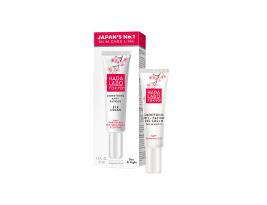 Hada Labo Tokyo Smoothing Anti-Fatigue Eye Cream, Κρέμα Ματιών για Λείανση και Ξεκούραστη Όψη, 15ml