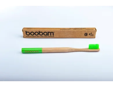 Boobam BrushStyle Adult Green, Soft, Οδοντόβουρτσα Ενηλίκων Πράσινη