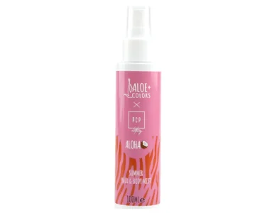 Aloe+Colors Aloha Summer Hair & Body Mist, Ενυδατικό Σπρέι Σώματος & Μαλλιών, 100ml