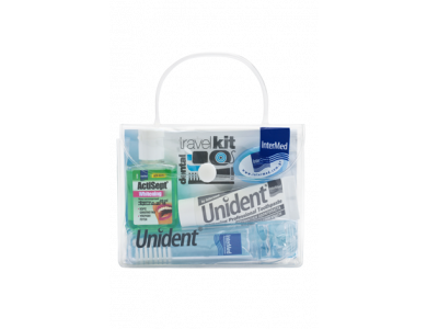 InterMed Unident Dental Travel Kit, Οδοντικό Πρακτικό Κιτ Ταξιδιού