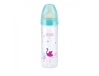 Nuk New Classic Μπιμπερό PP Στενή Φιάλη 6-18m, Θηλή Καουτσούκ S, (Τσάι-Μητρικό Γάλα), 150ml