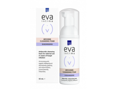 InterMed Eva Intima Mycosis Cleansing Foam, Αντικνησμικός Αφρός Καθαρισμού κατά τους Μύκητες, 50ml