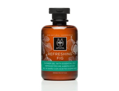 Apivita Refreshing Fig, Αφρόλουτρο με Αιθέρια Έλαια, 300ml