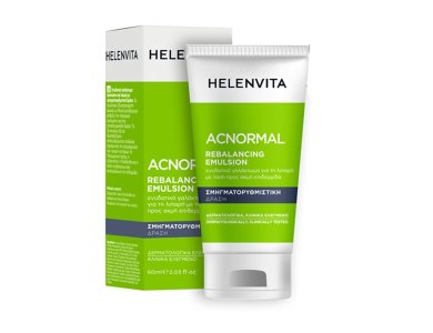 Helenvita ACNormal Rebalancing Emulsion, Ενυδατική κρέμα προσώπου για τη λιπαρή με τάση προς ακμή επιδερμίδα, 60ml