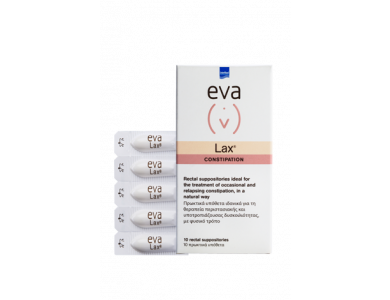 InterMed Eva Lax Constipation, Πρωκτικά υπόθετα για την Δυσκοιλιότητα, 10tabs