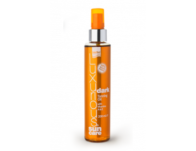 InterMed Luxurious Sun Care DarkTanning Oil, Ξηρό Αντηλιακό Λάδι για γρήγορο & έντονο Μαύρισμα, 200ml