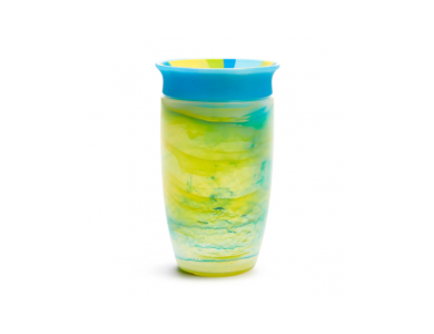 Munchkin Miracle 360 Sippy Tropical Swirl, Εκπαιδευτικό Ποτήρι, 12m+, Χρώμα Πράσινο, 296ml