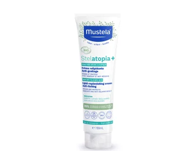 Mustela Stelatopia+ Lipid-Replenishing Cream, Κρέμα Αναπλήρωσης Λιπιδίων κατά του κνησμού, 150ml