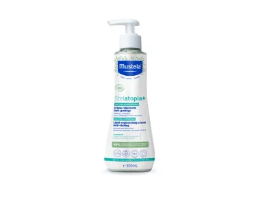 Mustela Stelatopia+ Lipid-Replenishing Cream, Κρέμα Αναπλήρωσης Λιπιδίων κατά του κνησμού, 300ml