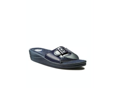 Scholl New Massage Navy Blue, Ανατομικό Σανδάλι, No38