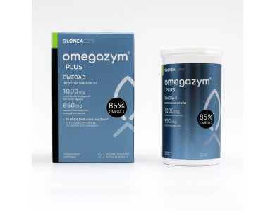 Olonea Omegazym Platinum Iχθυέλαιο, με Μέγιστη Περιεκτικότητα Ω3 Λιπαρών Οξέων 92% 30 κάψουλες