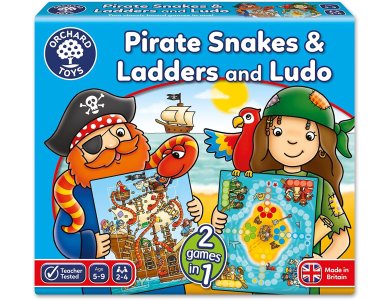 Orchard Toys Pirates Snakes & Ladders, “Πειρατές” Φιδάκι & Γρινιάρης, Ηλικίες 2-4