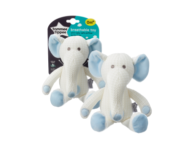 Tommee Tippee Μαλακό Κουκλάκι Eddy το Ελεφαντάκι Breathable Toy Eddy The Elephant, 1τμχ